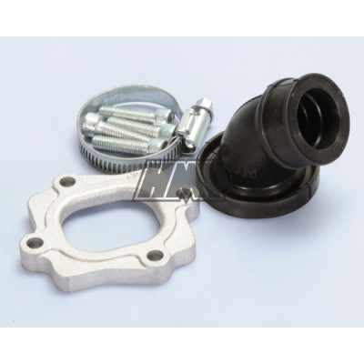 Falange carburador YAMAHA AEROX OKO DELLORTO KRP MINARELLI horizontal / scooter / 360º / 25 mm - POLINI